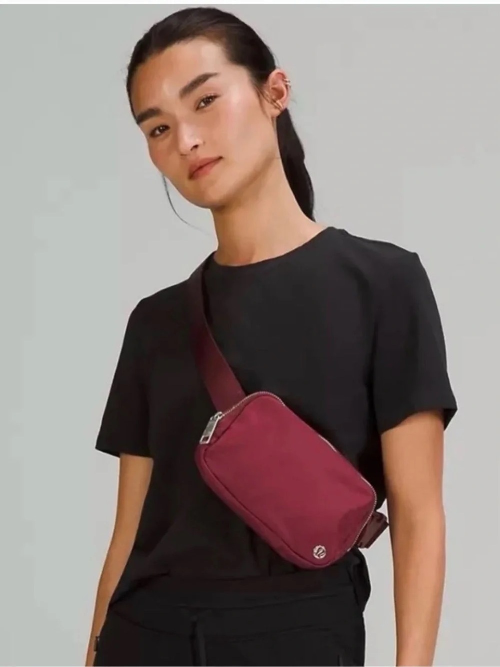 lululemon athletica Red Crossbody Belt Bag